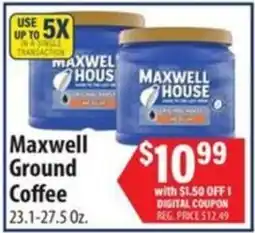 Food Giant Maxwell Ground Coffee offer