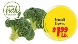 Food Giant Farm Fresh Broccoli Crowns offer