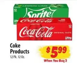 Food Giant Coke Products offer