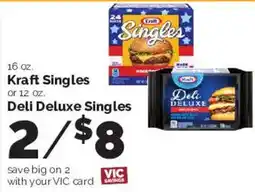Harris Teeter Kraft Singles or Deli Deluxe Singles offer