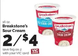 Harris Teeter Breakstone's Sour Cream offer