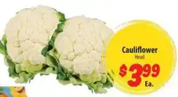 Food Giant Cauliflower Head offer
