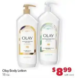 Family Fare Olay body lotion offer