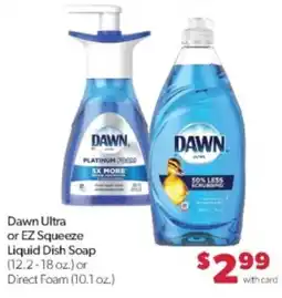 Family Fare Dawn Ultra or EZ Squeeze Liquid Dish Soap offer