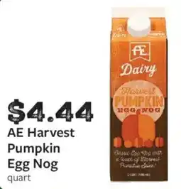 Fareway AE Harvest Pumpkin Egg Nog offer
