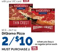 Harris Teeter Digioro pizza offer