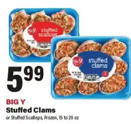 Big Y Big Y Stuffed Clams offer