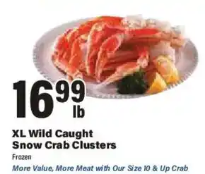 Big Y XL Wild Caught Snow Crab Clusters offer