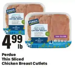 Big Y Perdue thin sliced chicken breast cutlets offer