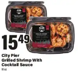 Big Y City Pier Grilled Shrimp With Cocktail Sauce offer