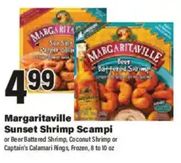 Big Y Margaritaville Sunset Shrimp Scampi offer