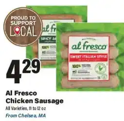 Big Y Al Fresco Chicken Sausage offer