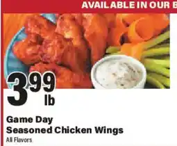 Big Y Game Day Seasoned Chicken Wings offer