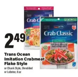 Big Y Trans Ocean Imitation Crabmeat Flake Style offer