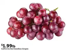 Fareway California Red Seedless Grapes offer