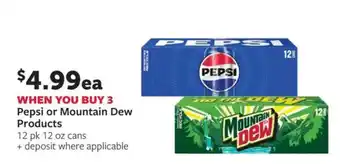 Fareway Pepsi or Mountain Dew Products offer