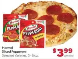 Family Fare Hormel Sliced Pepperoni offer