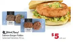 Family Fare Black Pearl Salmon Burger Patties offer