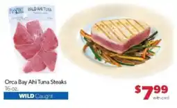 Family Fare Orca Bay Ahi Tuna Steaks offer