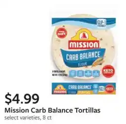 Fareway Mission Carb Balance Tortillas offer