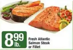 Shaw's Fresh Atlantic Salmon Steak or Fillet offer