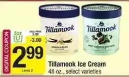 Shaw's Tillamook ice cream offer