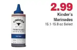 Piggly Wiggly Kinder's marinades offer