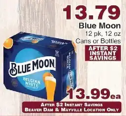 Piggly Wiggly Blue Moon Belgian White offer