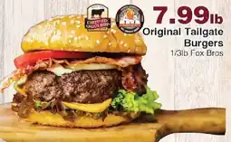 Piggly Wiggly 1/3lb Fox Bros Original Tailgate Burgers offer