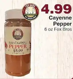 Piggly Wiggly Fox Bros Red Cayenne Pepper offer
