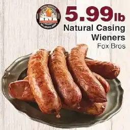 Piggly Wiggly Fox Bros Natural Casing Wieners offer