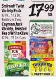 El Super Smirnoff twist variety pack offer