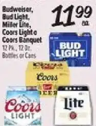 El Super Budweiser, Bud Light, Miller Lite, Coors Light or Coors Banquet offer