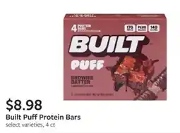 Fareway Built Puff Protein Bars offer