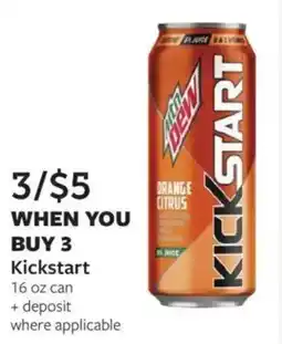 Fareway Mountain Dew Kickstart offer