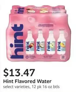 Fareway Hint Flavored Water offer