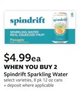 Fareway Spindrift Sparkling Water offer