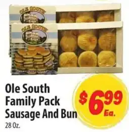 Food Giant Ole South Family Pack Sausage And Bun offer