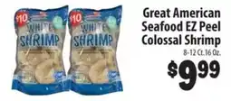 Food Giant Great American Seafood EZ Peel Colossal Shrimp offer
