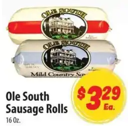 Food Giant Ole South Sausage Rolls offer