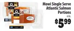 Food Giant Mowi single serve atlantic salmon portions offer
