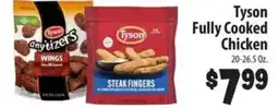 Food Giant Tyson fully cooked chicken offer