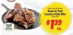 Food Giant Prairie Fresh Bone-In Pork Country Style Ribs offer