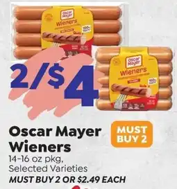 Sentry Oscar Mayer Wieners offer
