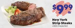 Sentry New York Strip Steaks offer