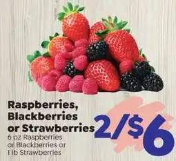Sentry Raspberries, Blackberries or Strawberries offer