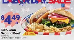 Sentry 80% Lean Ground Beef offer
