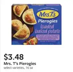 Fareway Mrs. T's Pierogies offer