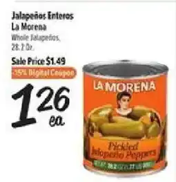 El Super La Morena pickled jalapeno peppers offer