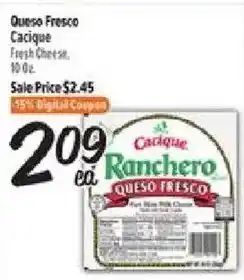 El Super Cacique Ranchero Queso Fresco offer